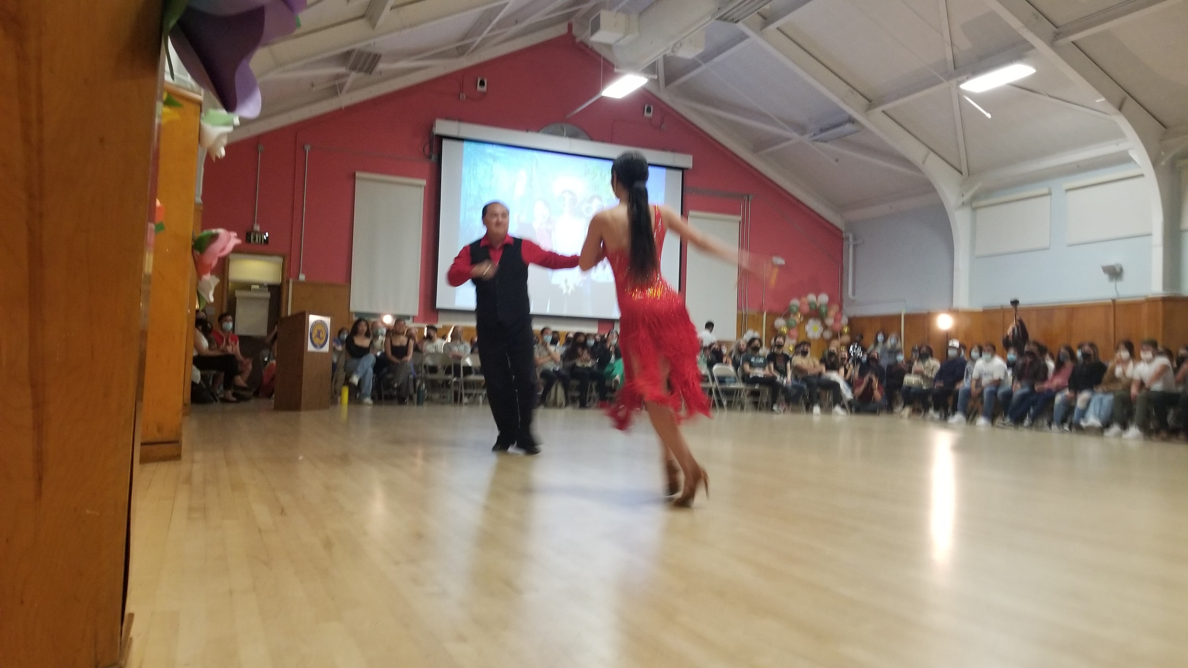 Cha Cha latin dance performance
